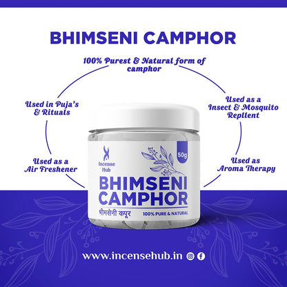 Bhimseni camphor bottle 50g